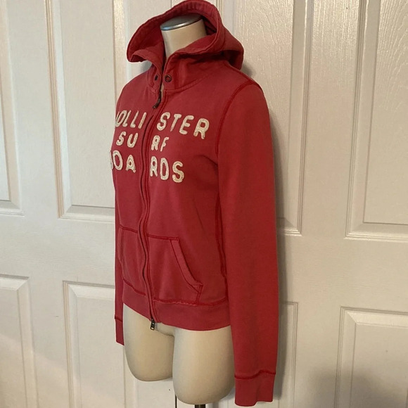 Hollister Full Zip Hooded Sweatshirt M - Picture 6 of 16